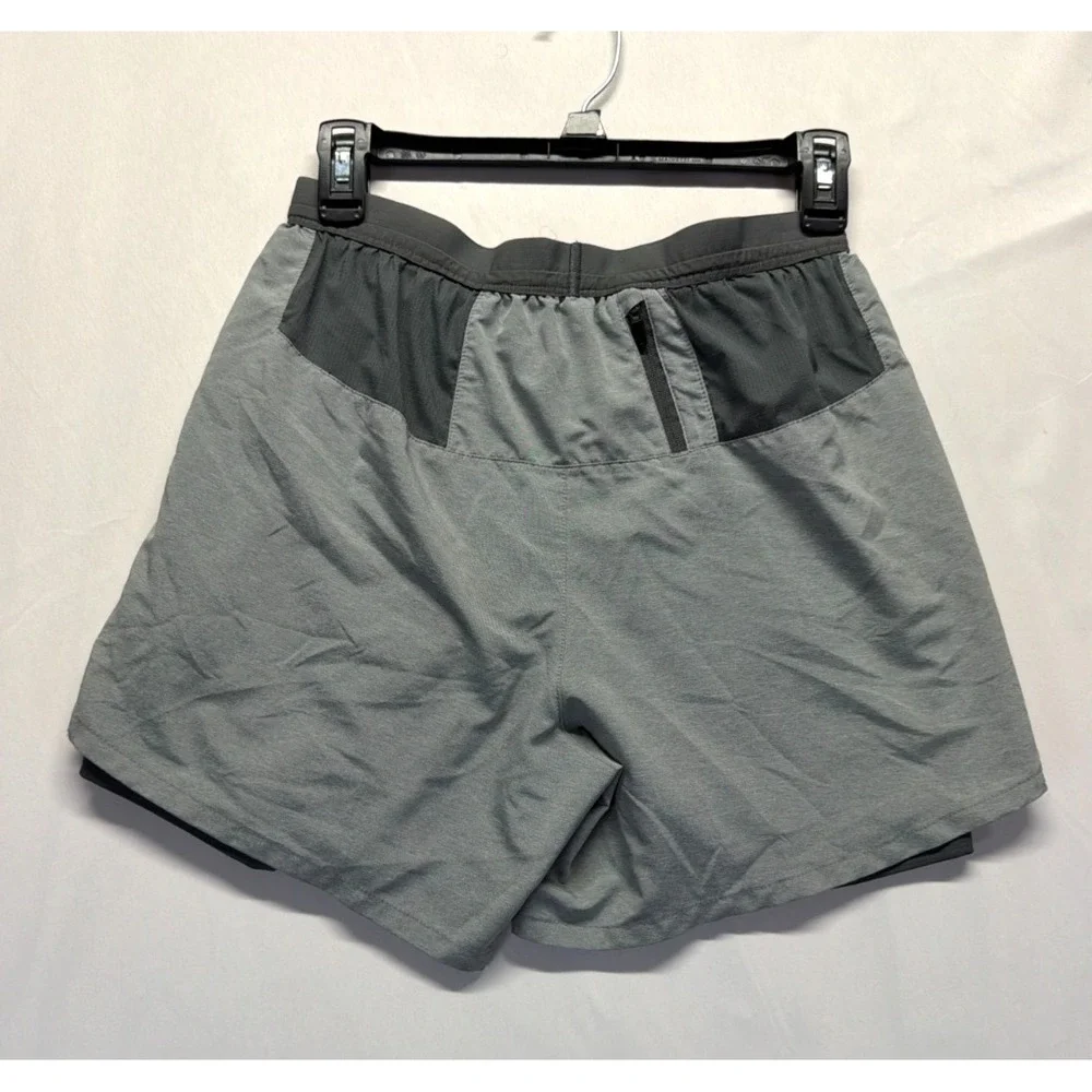 Nike Flex Stride Dri-Fit Athletic Shorts Mens Small Gray Gym Training Drawstring